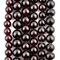 The Bead Chest Round Garnet Beads (6mm): Organic Gemstone Round Spherical Energy Stone Healing Power Crystal for Jewelry Bracelet Mala Necklace Making